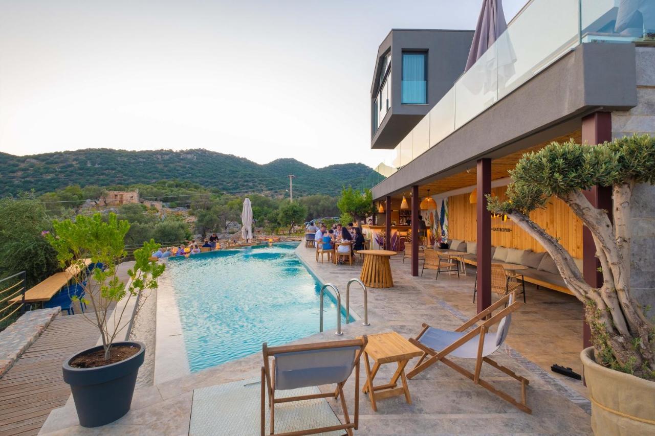 14 Premium Villas With Openair Restaurant&Tennis Court In Nature - Notos Club Kaș Exterior foto